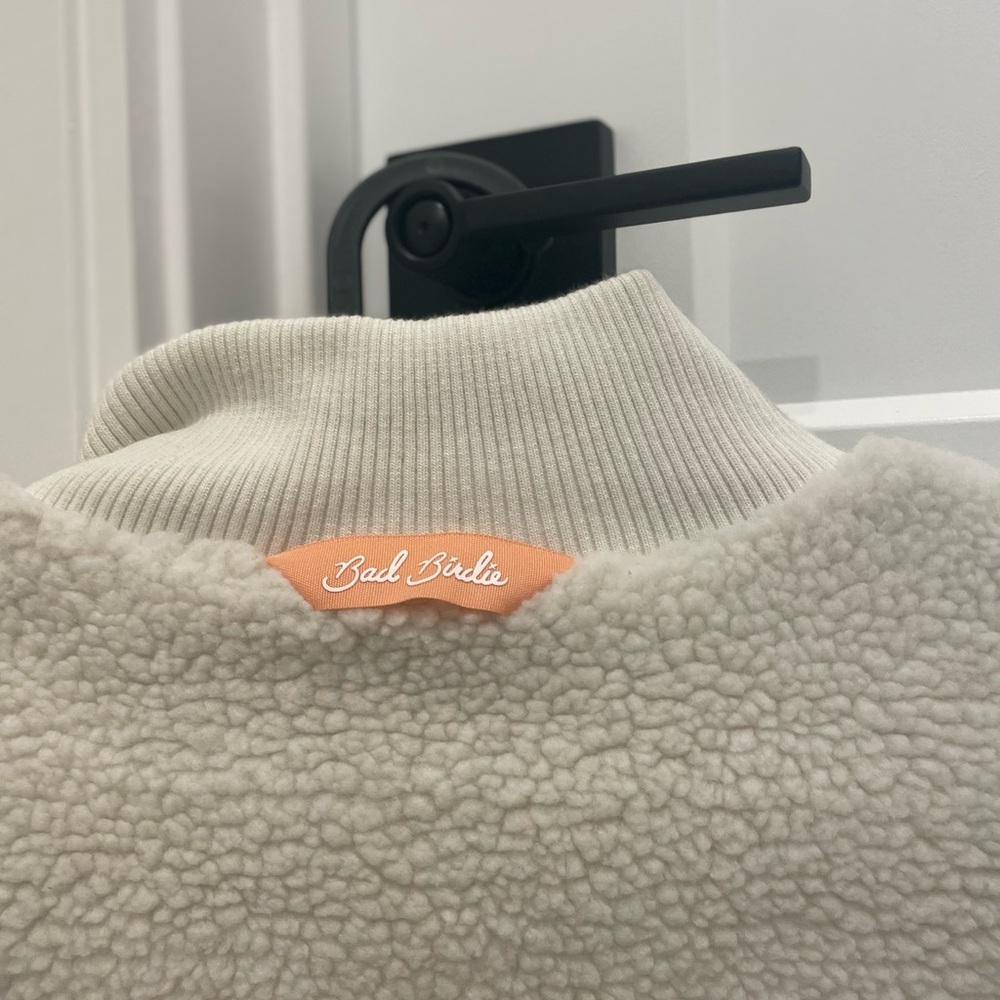 NWT Bad Birdie The Cozy Jacket in color white onyx - Picture 9 of 12